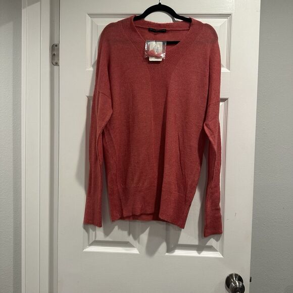 NWT Peruvian Connection Delphi Sweater Sz Medium Pimento Pullover Lightweight - Picture 6 of 10
